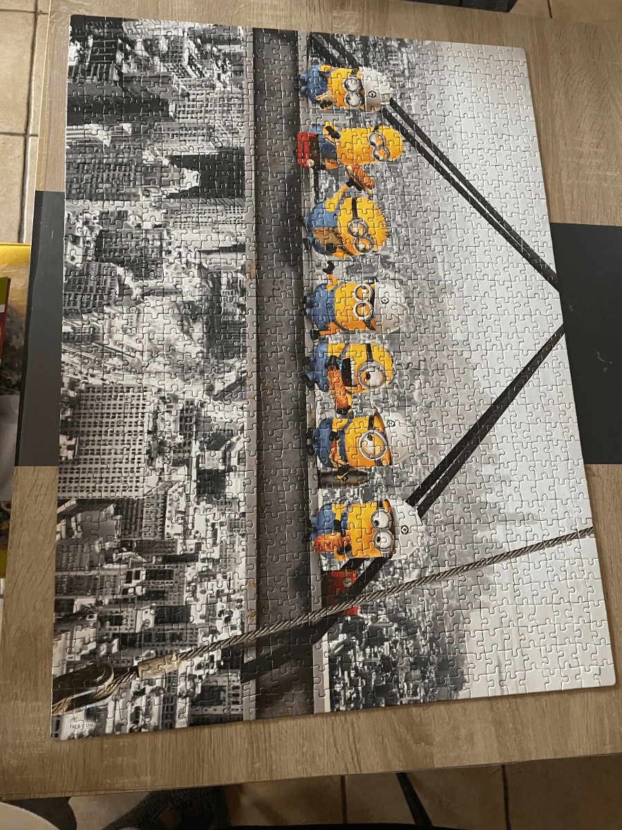 Boîte de 3 puzzles minions