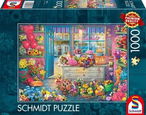 Bunter Blumenladen