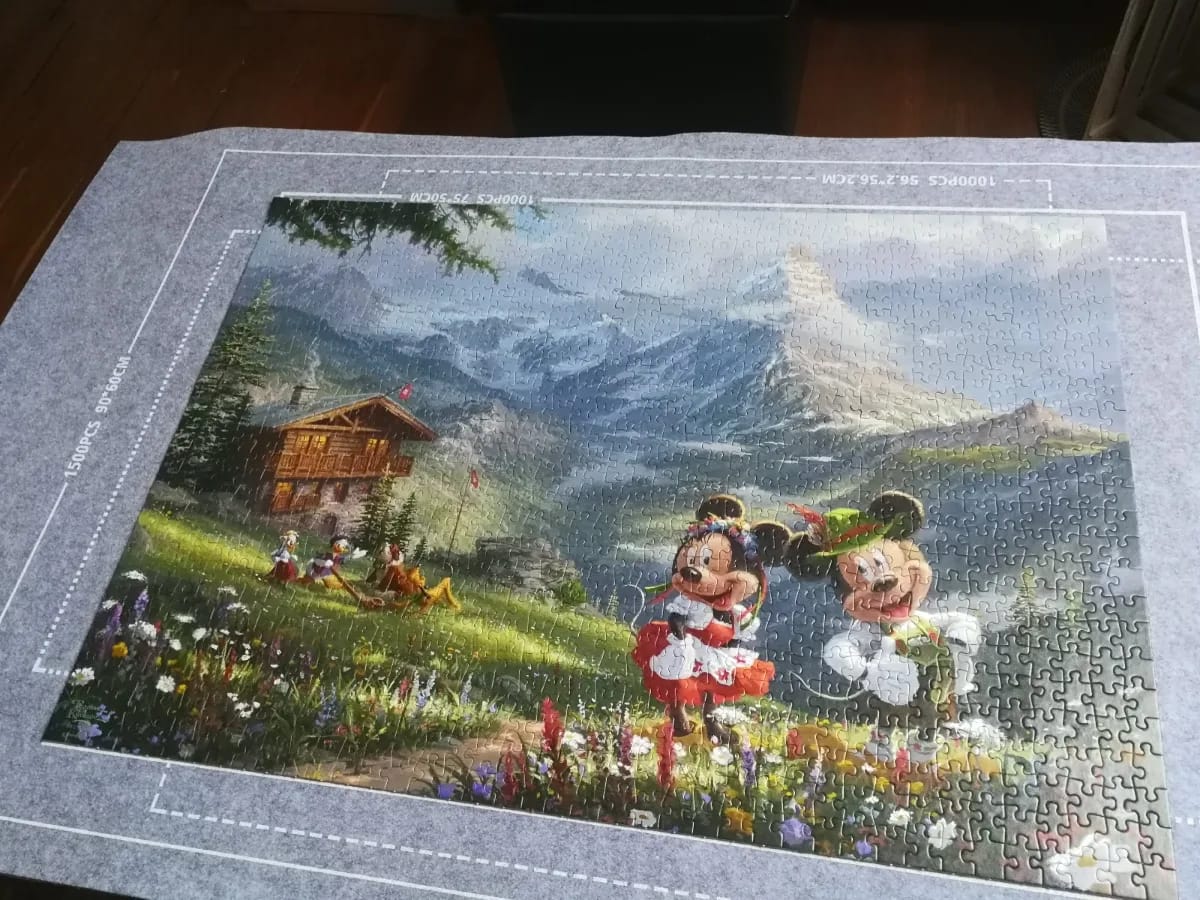 Mickey and Minnie dans les Alpes