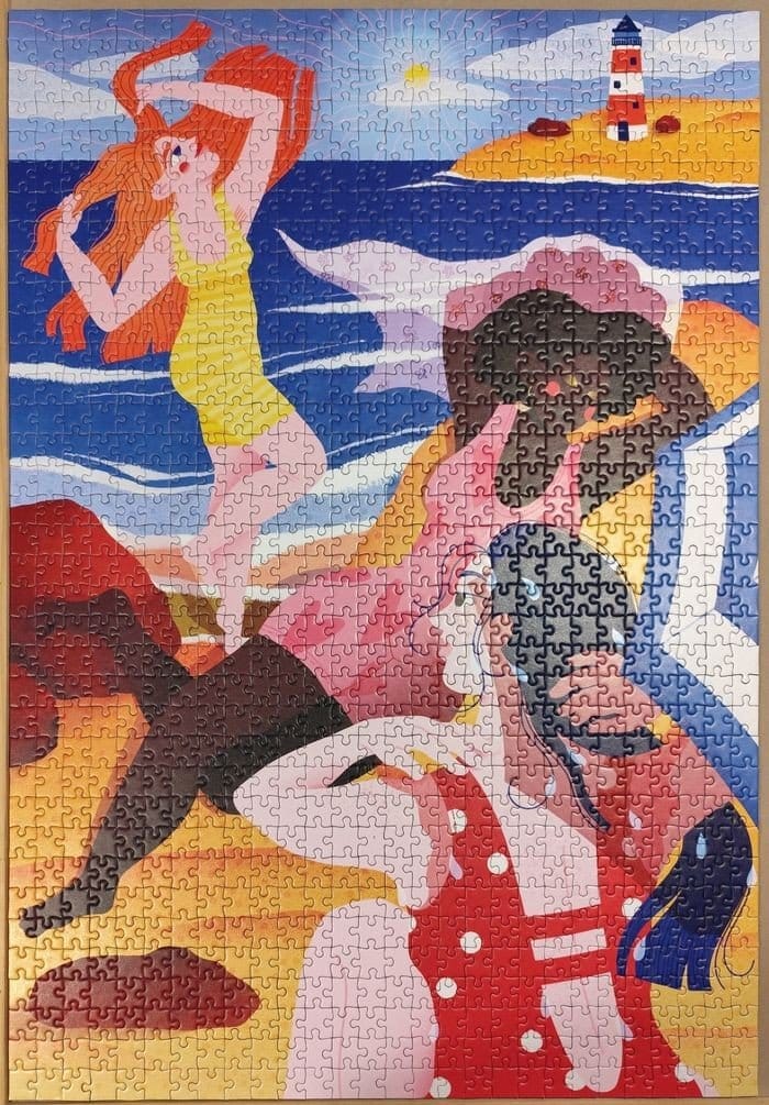 Baignade à la Picasso