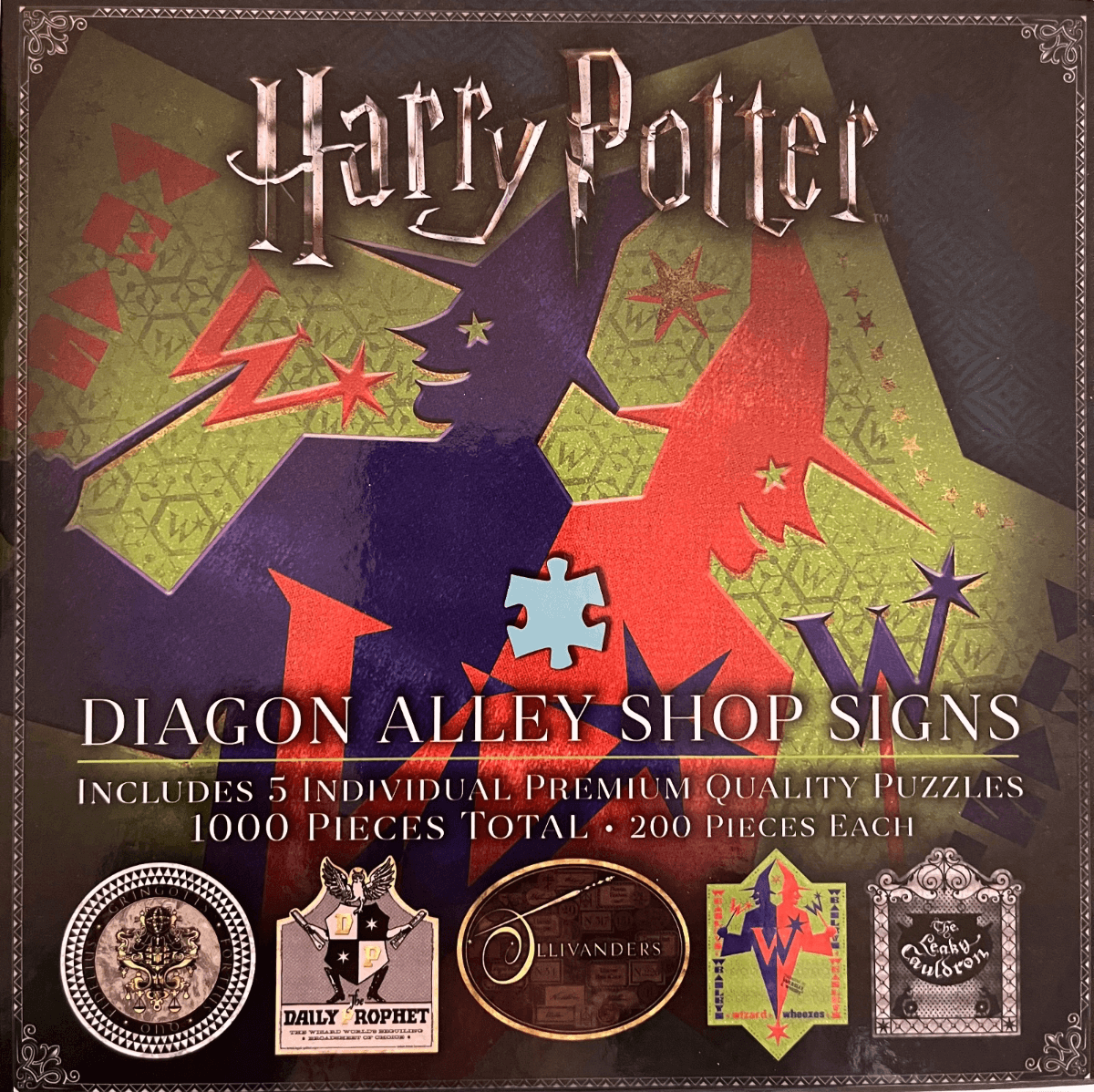 Harry Potter Diagon Alley Shop Signs 5 X 200