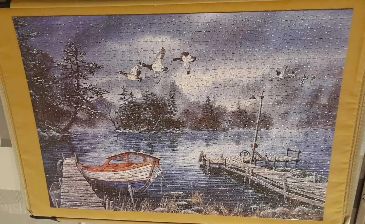Lac en hiver