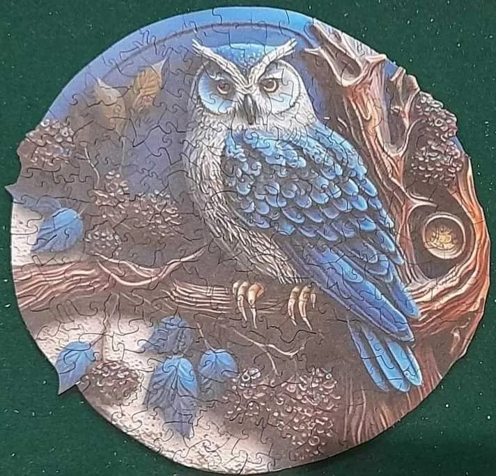 Puzzle bois hibou