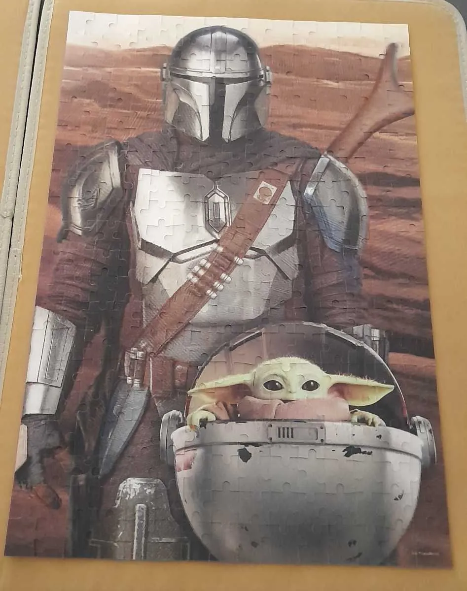 Grogu et Mandolorian 3d
