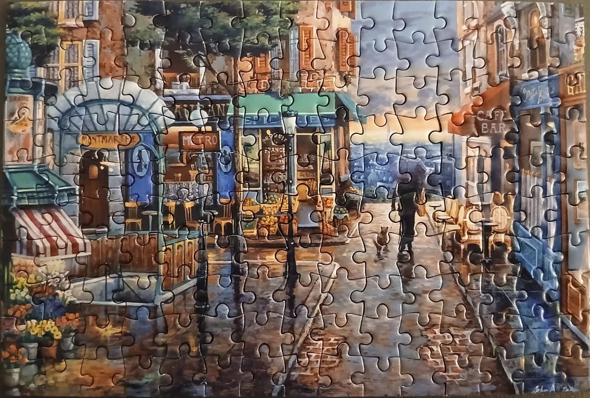 Promenade sous la pluie