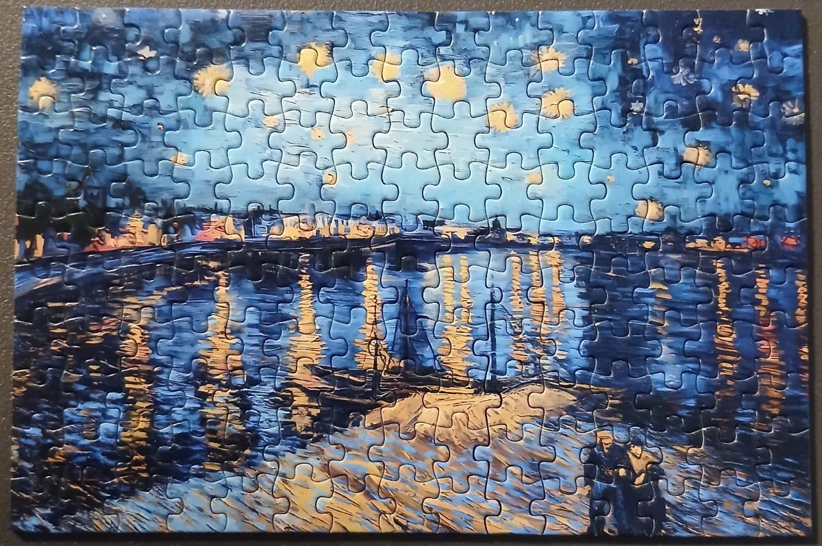 La nuit étoilée sur le Rhône