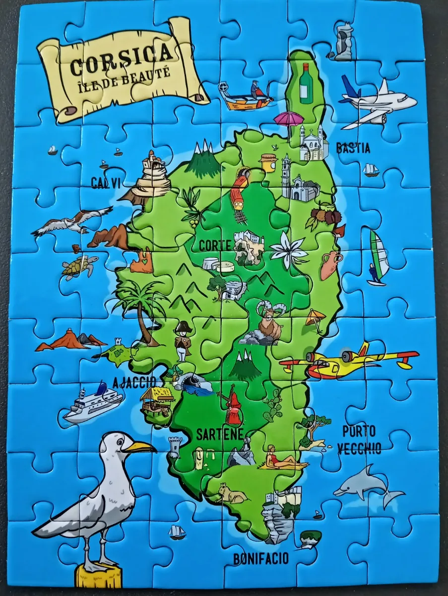 Carte de la Corse