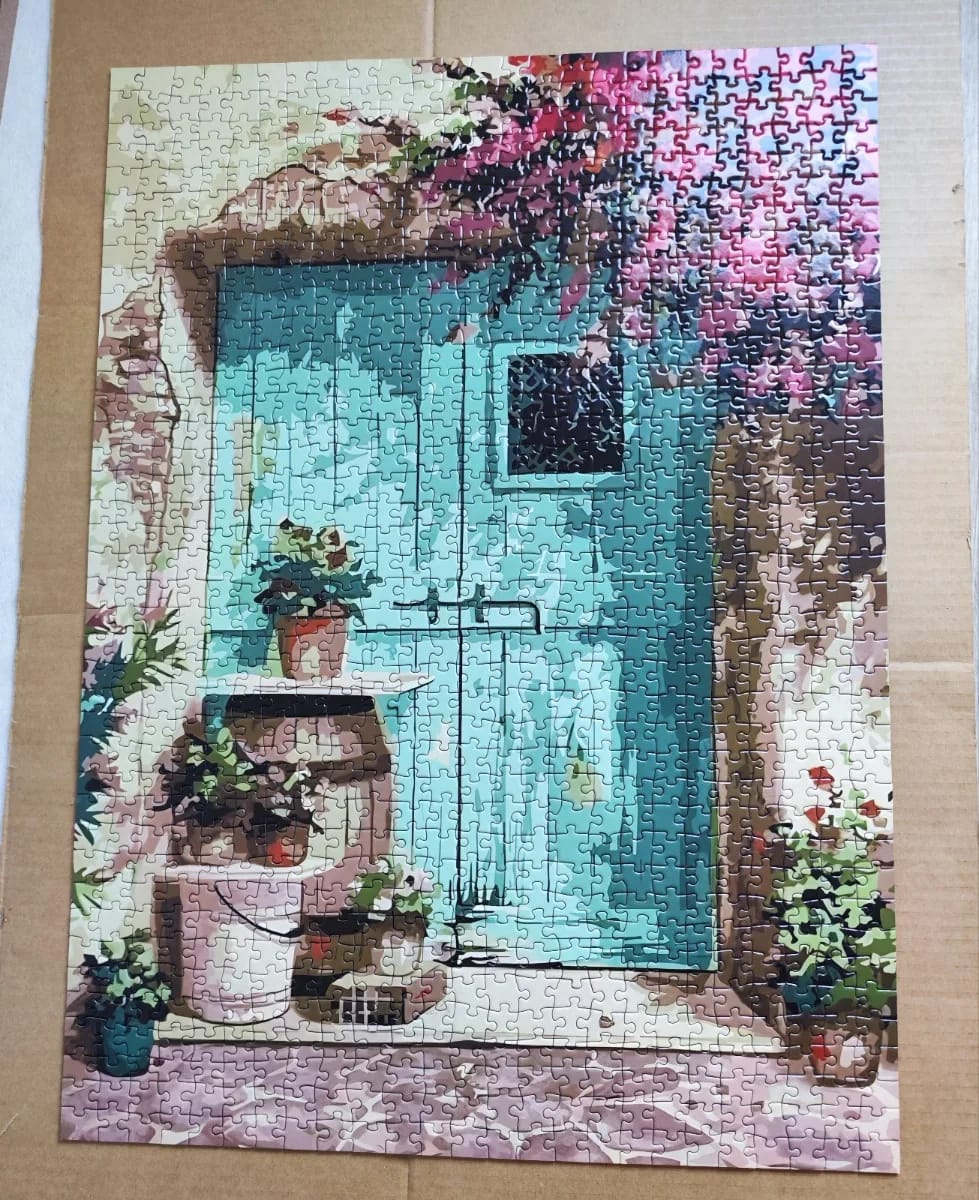 The flower door