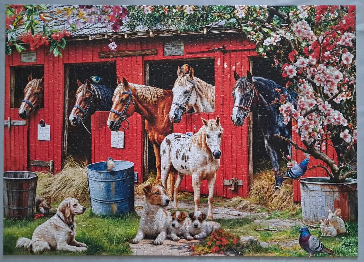 Horses un the Stable