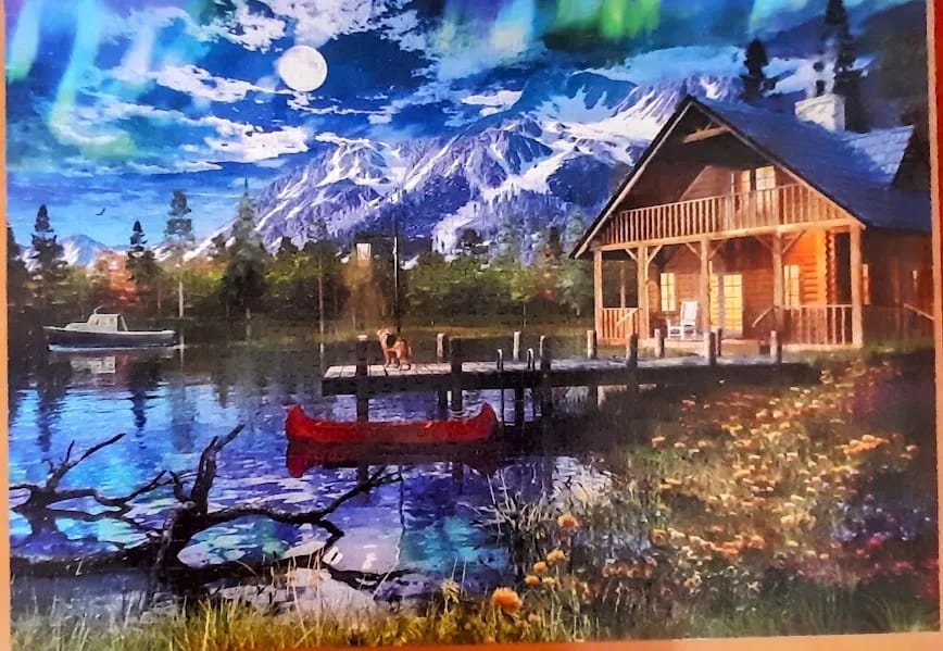 Chalet au bord d'un lac