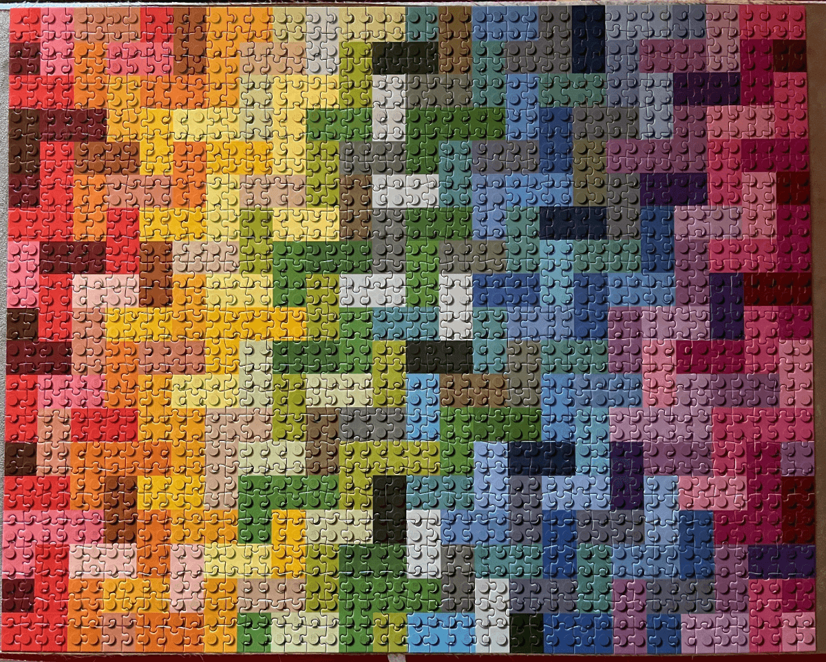 Rainbow bricks