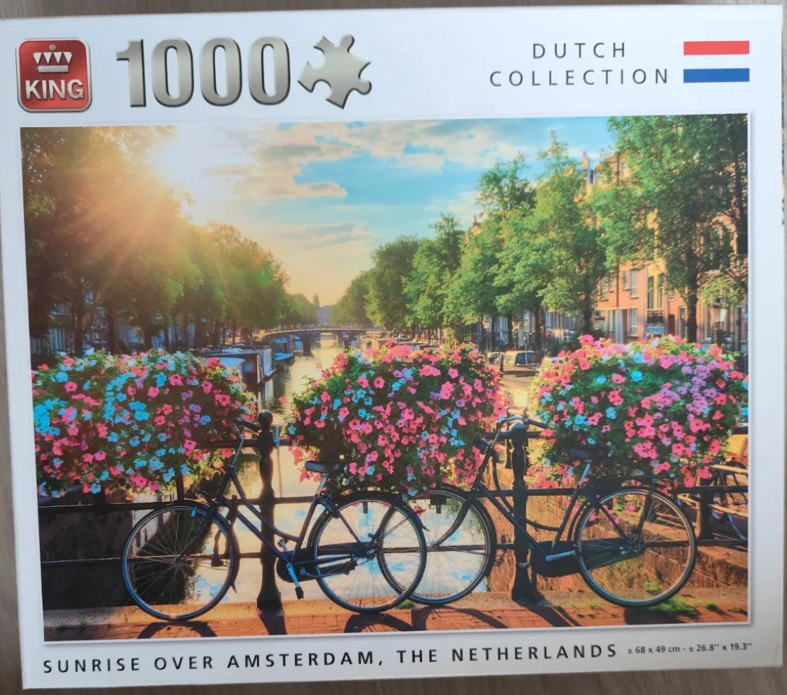 Sunrise over Amsterdam